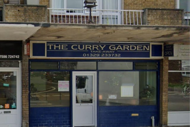 The Curry Garden, a takeaway at 62 Gregson Avenue, Gosport was given the score of one after assessment on March 6, the Food Standards Agency's website shows.