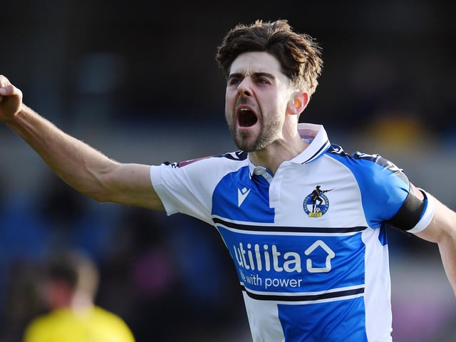 Club: Bristol Rovers; Age: 23; Appearances: 32; Goals: 8; Assists: 9; WhoScored rating: 7.21