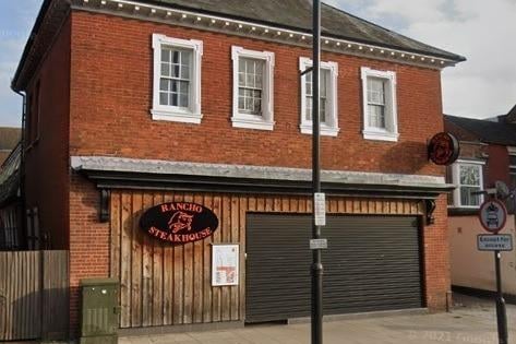 Rated 2: Rancho Steak House at 109 - 111 West Street, Fareham; rated on March 19 Its hygienic food handling and food safety management was generally satisfactory. However the cleanliness and condition of its facilities and building required improvement.