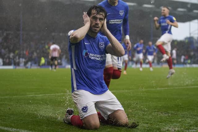 Former Pompey striker John Marquis scored on his Lincoln debut last week. Picture: Jason Brown/ProSportsImages