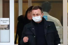 Darren Clarke, 49, of Clive Road, Fratton, after his appearance at Portsmouth Magistrates' Court
(jpns 141221-02)