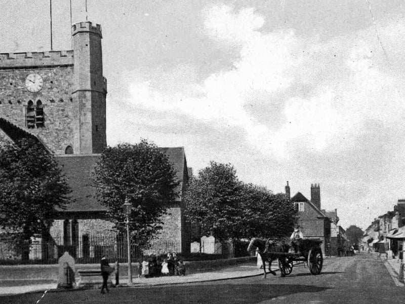St Faiths Church, West Street, Havant in 1908