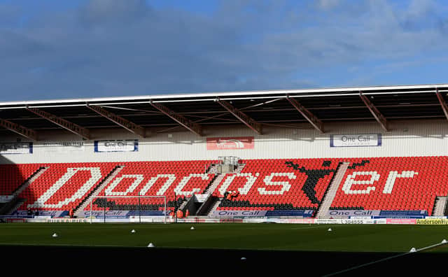 DONCASTER, ENGLAND - JANUARY 06:  General views of the Keepmoat Stadium. PPPPPPPPcture: Ross Kinnaird/Getty Images)