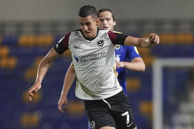 Gassan Ahadme starts for Pompey at Basingstoke in the Hampshire Senior Cup. Picture: Jason Brown/ProSportsImages