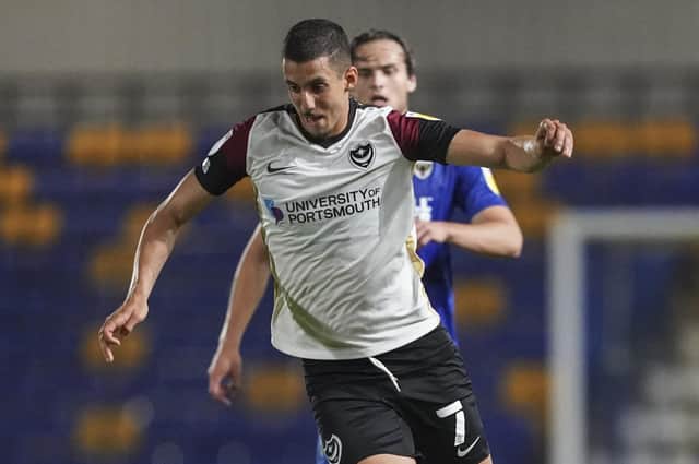 Gassan Ahadme starts for Pompey at Basingstoke in the Hampshire Senior Cup. Picture: Jason Brown/ProSportsImages