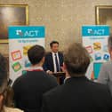 Alan Mak MP speaking at a reception organised by The App Association