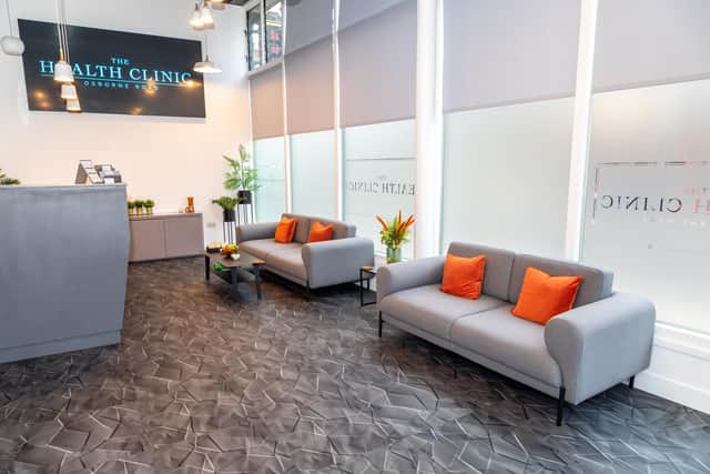 The Health Clinic reception area. Picture: Mike Cooter