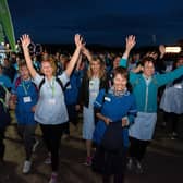 Moonlit Memories Walk 2019 for Rowans Hospice along the Seafront and Old Portsmouth -  The Doctors and Nurses of Rowans Hospice led off the walk.  Picture: Vernon Nash (150619-022)