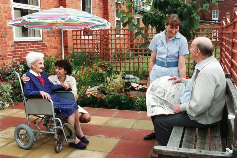 A new garden in the Elizabeth Ward in July 1993