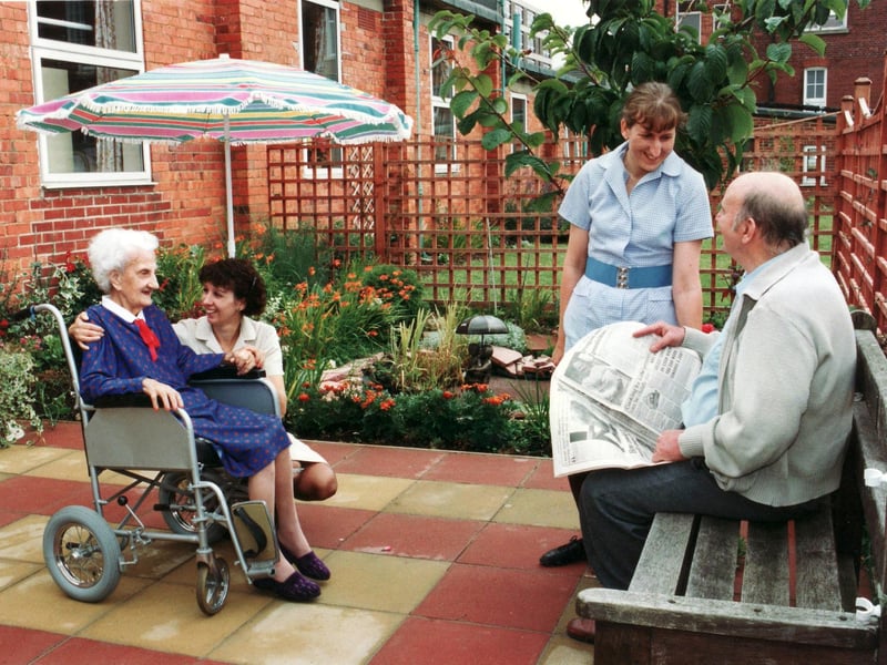 A new garden in the Elizabeth Ward in July 1993