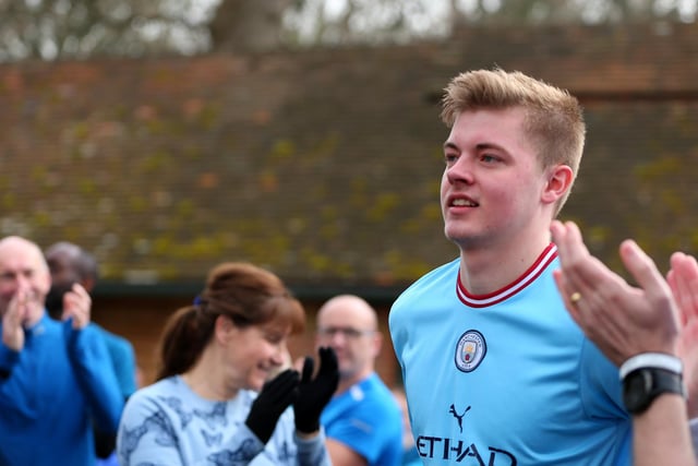 Alex Hancock took part in his 250th parkrun at Havant on Saturday morning. Picture: Chris Moorhouse (jpns 220423-003)