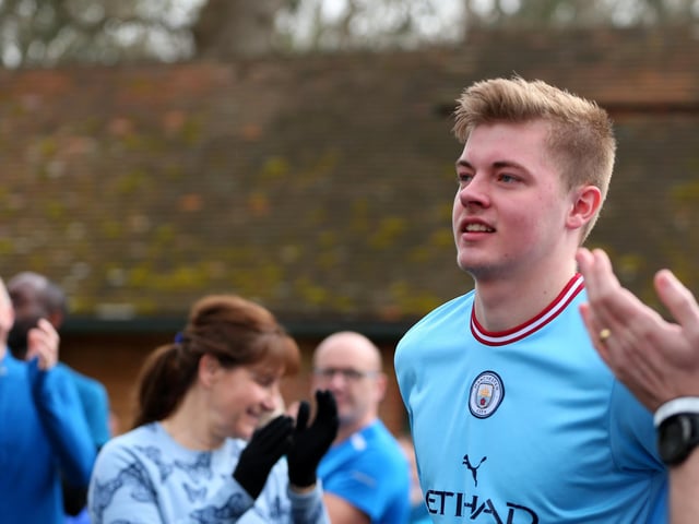 Alex Hancock took part in his 250th parkrun at Havant on Saturday morning. Picture: Chris Moorhouse (jpns 220423-003)