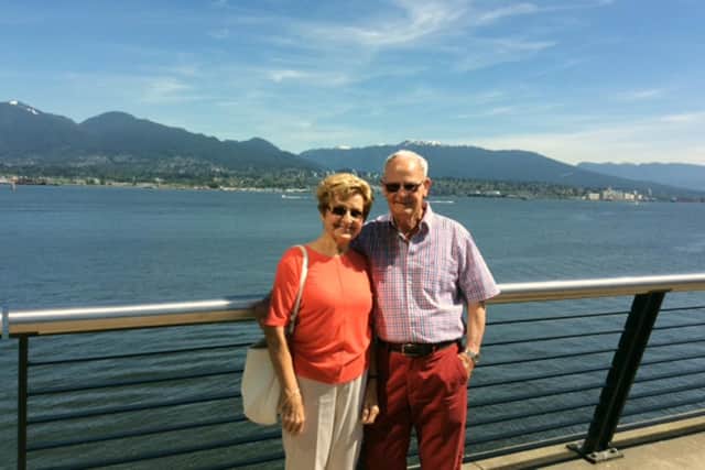 Betty and Richard Sadler pictured in Vancouver, Canada.