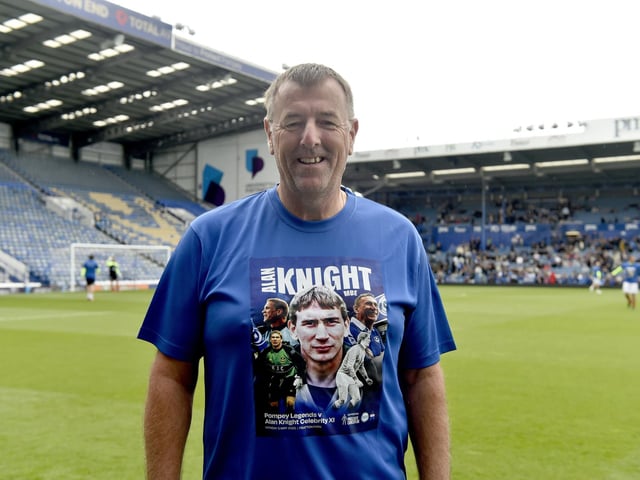Pompey Legends v Alan Knight Celebrity XI in a charity fundraising match at Fratton Park on Bank Holiday Monday. Picture: Sarah Standing (050525-2602)