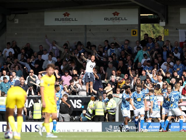 Average away following: 1,041; Total travellers: 13,527; Club average miles travelled (full season): 116.