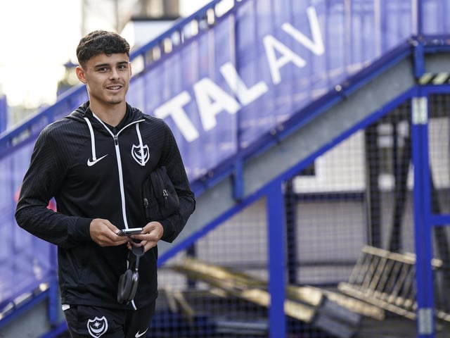 Mousinho: 'Alex’s (booking against Wycombe) completely baffles me, I thought it was a penalty (to Pompey). If you are going to give anything, give the free-kick fine, you can’t book him for that. He has eyes on the ball, he brings it down and gets completely taken out – and somehow gets a booking. I am not particularly pleased with that because it’s one of those yellows which is absolutely ridiculous. Alex has been booked for a few petulant ones, which I can completely live with, he’ll have to learn not to because now he’s suspended for Saturday.’