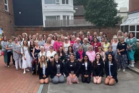The alumnae returning to PHS. Picture by Lucinda Webb