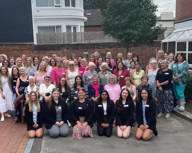 The alumnae returning to PHS. Picture by Lucinda Webb