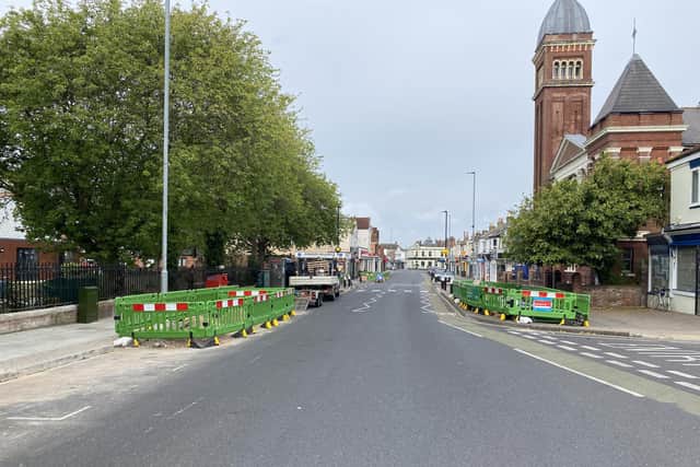 Roadworks to install fast internet in Portsmouth. Works being done in Albert Road by City Fibre. Picture: Portsmouth Labour