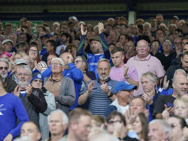 Saturday saw another packed out home end.