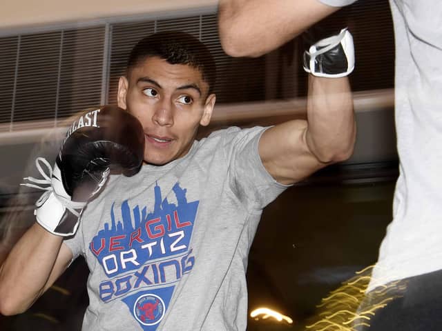Vergil Ortiz Jr meets Pompey's Mikey McKinson in August Picture: Sarah Stier/Getty Images