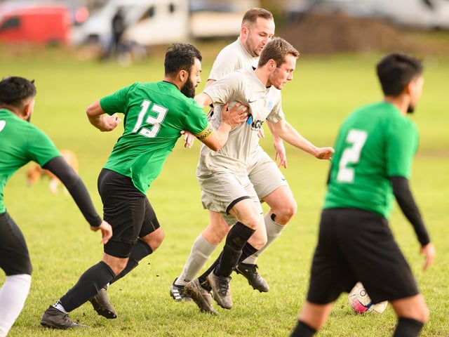 Mother Shipton (grey) v FFTP. Picture by Keith Woodland