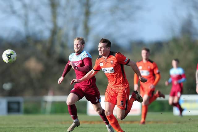 Jason Parish was on the mark for AFC Portchester.  Picture: Chris Moorhouse