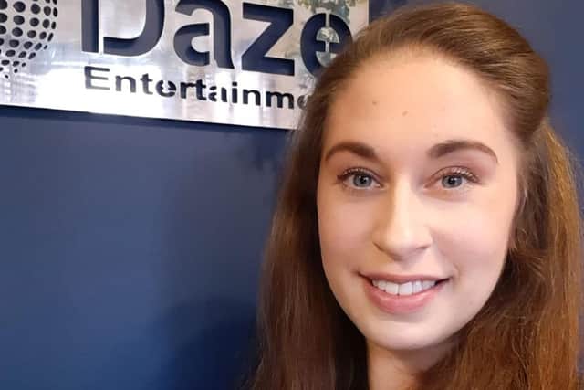 Abi Wightman, owner of agency Daze Entertainment in Gosport