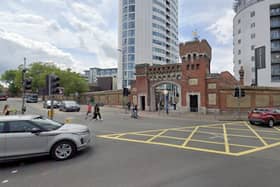 Park Road and St George's Road outside Gunwharf Quays
