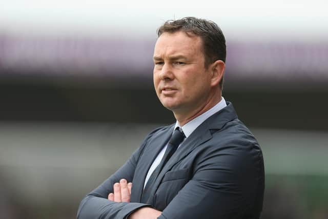 Derek Adams has been dismissed as Bradford boss following just nine wins in all competitions this season. Picture: Pete Norton, Getty Images