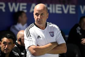 Paul Cook oversaw Ipswich's 4-0 win against Pompey back in October.