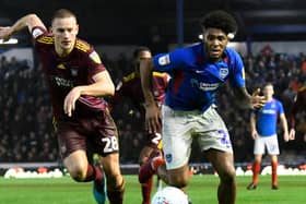 Ellis Harrison in action against Ipswich last season. Picture: Graham Hunt