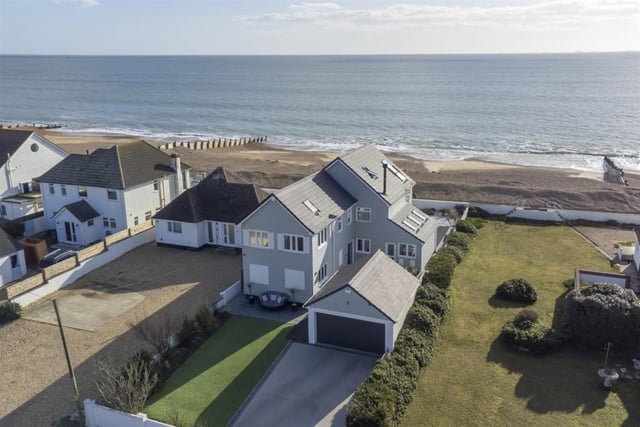 This five bedroom detached house in Bembridge Drive, Hayling Island, is on sale for offers in excess of £1.5m. It is listed by Henry Adams, Emsworth.