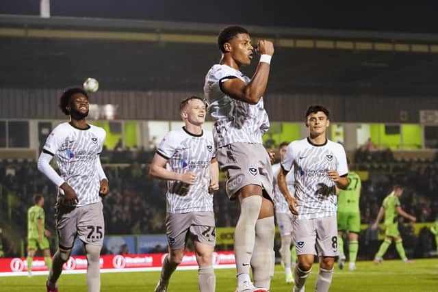 Kusini Yengi scored twice in the 3-1 Carabao Cup win against Forest Green Rovers