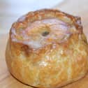 The finished pork pie.