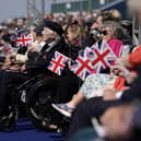 Normandy veterans in the audience at the UK's national commemorative event for the 80th anniversary of D-Day, hosted by the Ministry of Defence on Southsea Common in Portsmouth, Hampshire. Photo credit should read: Andrew Matthews/PA Wire