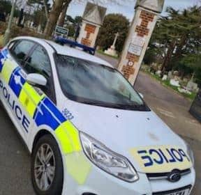 Police are conducting enquiries following the vandalism to graves at Ann's Hill Cemetery.