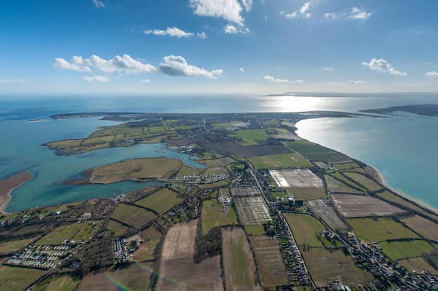 An aerial view of Hayling Island. Picture: Shaun Roster