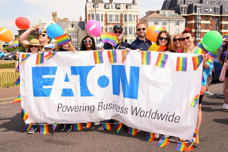 Pictured is: The business Eaton with their group in the Portsmouth Pride Parade.

Picture: Keith Woodland