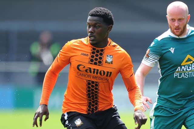 Barnet forward Ephron Mason-Clark has been linked with the Blues this summer   Picture: Burstow/Getty Images
