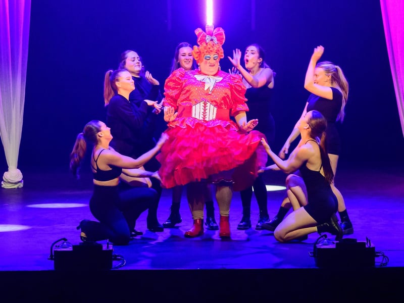 Pictured is: Jack Edwards Panto Dame with the Kings School of Performing Arts Picture: Keith Woodland (080921-10)