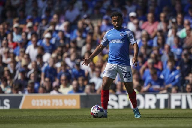 Louis Thompson was among the Pompey players affected by a stomach bug in the build-up to the Lincoln clash. Picture: Jason Brown/ProSportsImages