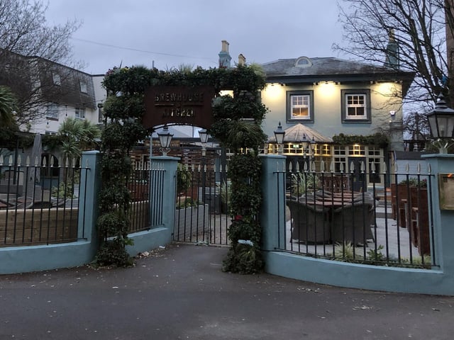 The biggest part of Brewhouse and Kitchen in Southsea Terrace is the beer garden - so there's room for just about everyone.
