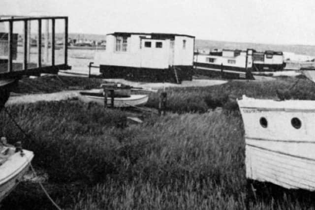 Anyone remember the Noddy? Here she is (centre) lying at her mooring on Hayling Island. Picture: Rod Waldron.