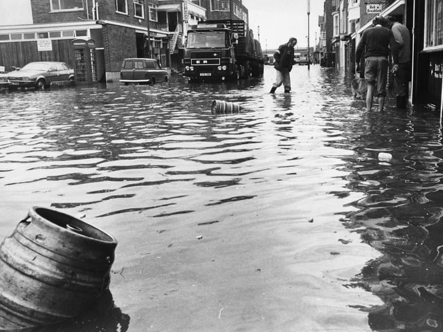 Broad Street, Old Portsmouth, November 1978