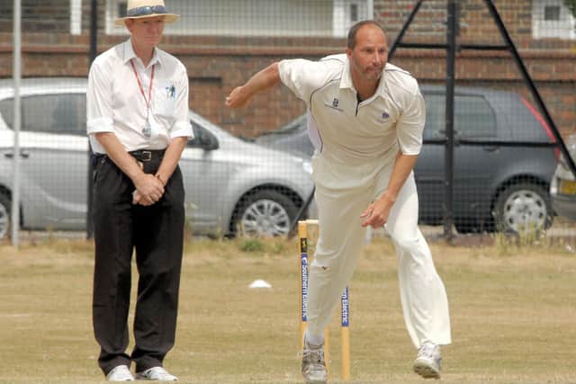 Scott Curwood starred for Portsmouth & Southsea in their win against Hayling Island. Pic Mick Young