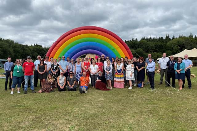 The Covid-19 vaccine programme team including representatives from Solent NHS Trust, Hampshire and Isle of Wight Integrated Care Board, Hampshire Fire and Rescue Service, local authorities, community pharmacy and more. Picture by Hampshire and Isle of Wight Integrated Care Board.