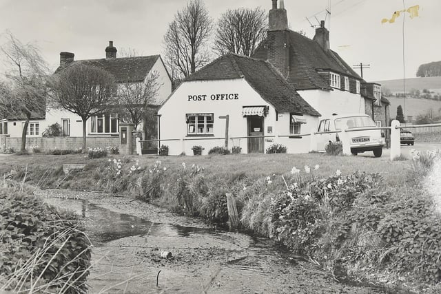 The Post Office in Singleton Stream, West Sussex, in 1972. Picture: (8600-2).