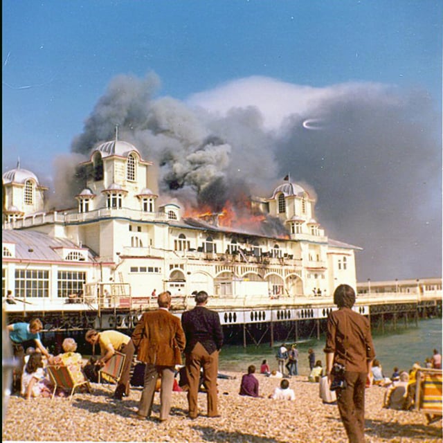 Fire breaks out at South Parade Pier during filming of Tommy