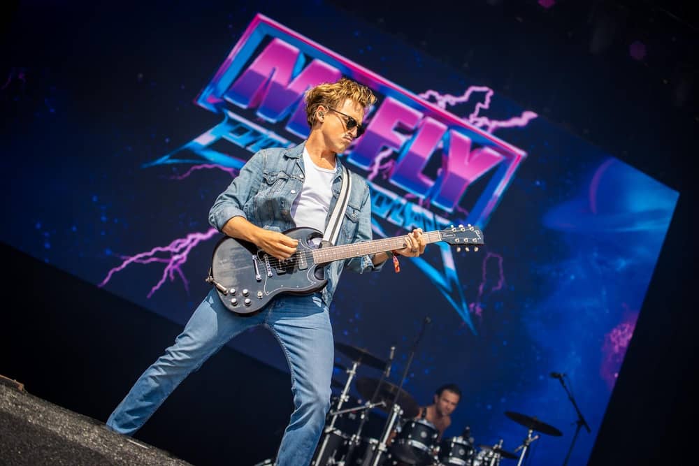 McFly were the surprise artist to perform on the Castle Stage on Saturday afternoon to a packed crowd.

Pictured - McFly

Photos by Alex Shute